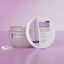 Bare Anatomy Ultra Smoothing Hair Mask for Dry & Frizzy Hair Restores Smoothness & Texture by 27% (250g)